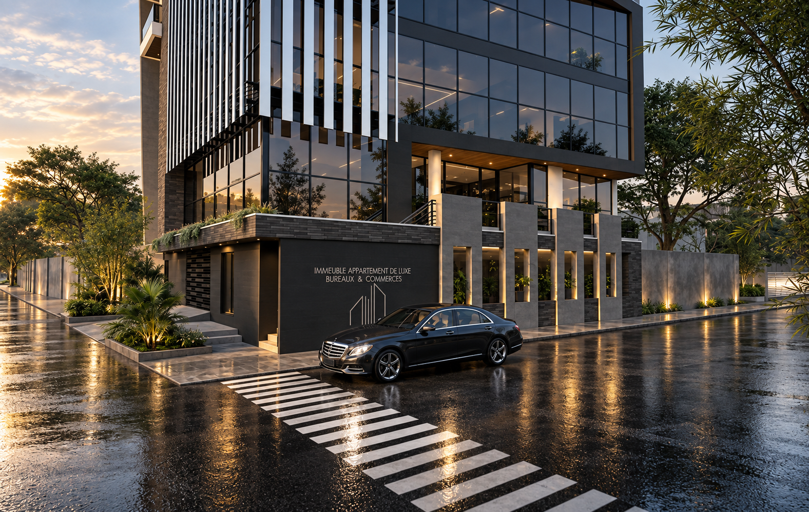 Immeuble de logements, bureaux et commerces